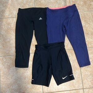 Legging bundle addisas, nike dri-fit, marika sport